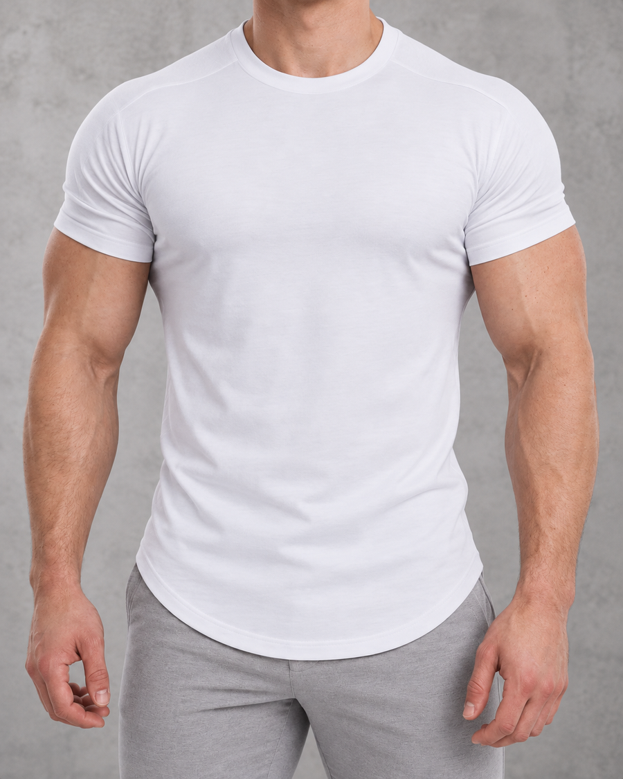 Sculpt Tee — White